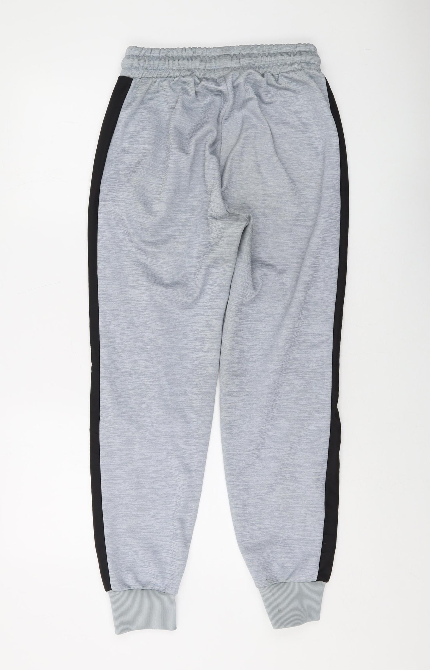 McKenzie Mens Grey Polyester Trousers Size M L28 in Regular Drawstring