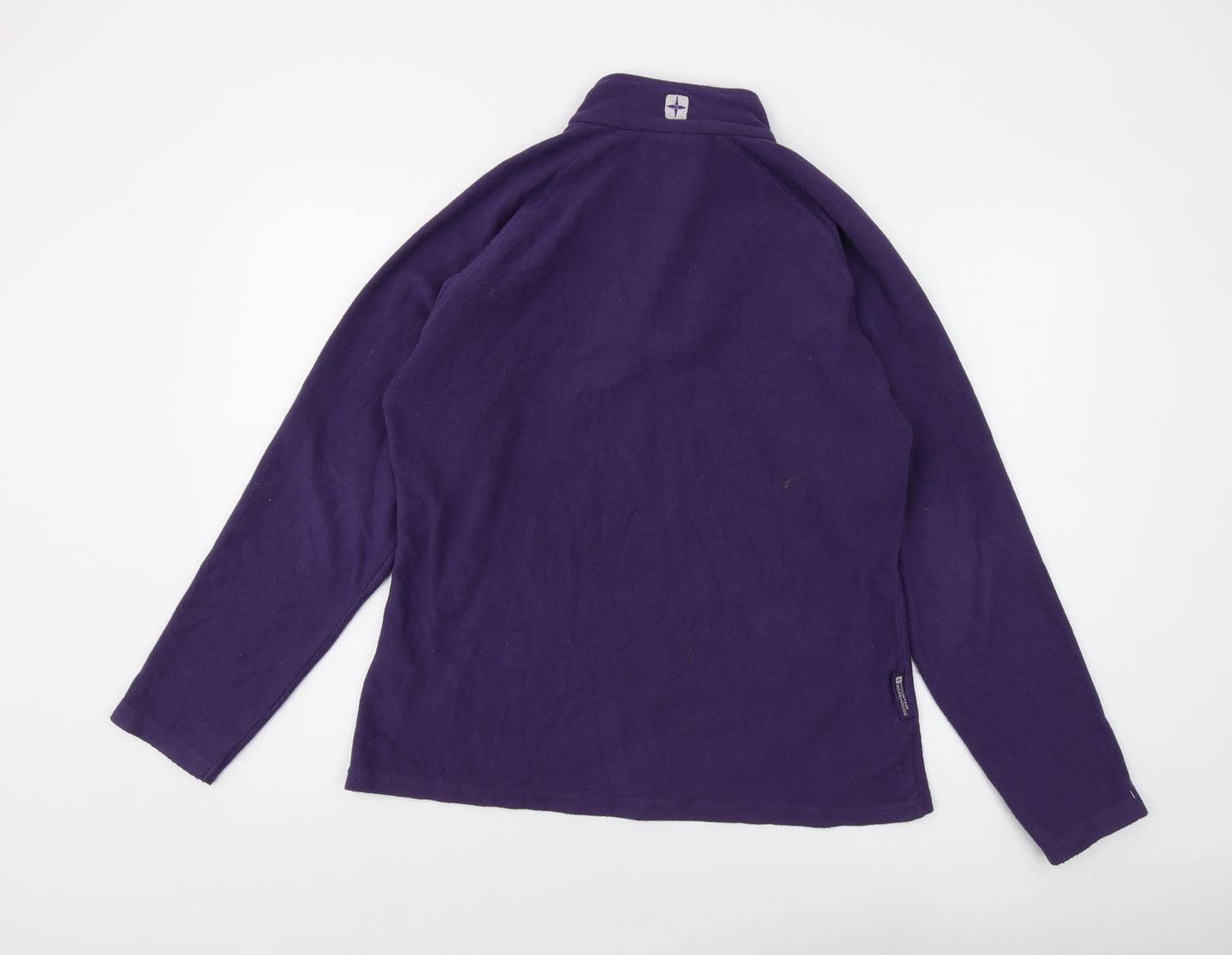 Mountain Warehouse Womens Purple Polyester Pullover Sweatshirt Size 14 Zip