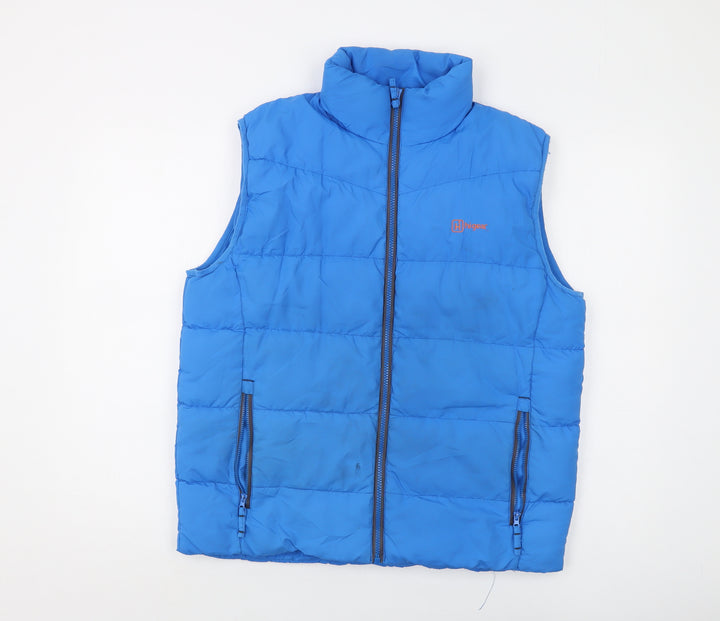Hi Gear Boys Blue Gilet Waistcoat Size 13-14 Years Zip