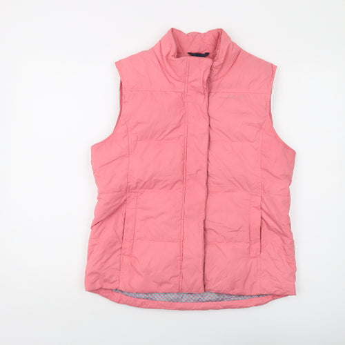 Vineyard Vines Womens Pink Gilet Waistcoat Size M Zip