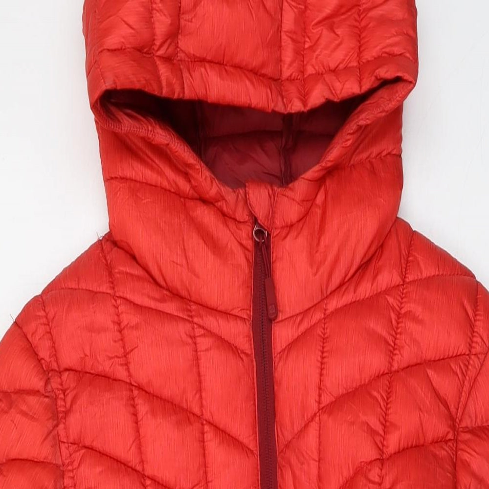 Mountain Warehouse Womens Red Quilted Jacket Size 14 Zip