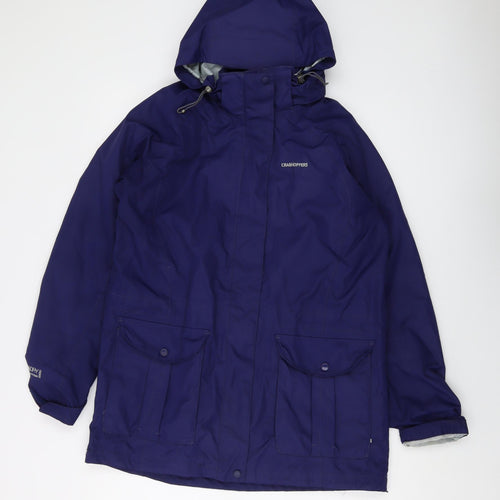 Craghoppers Womens Blue Jacket Size 12 Zip