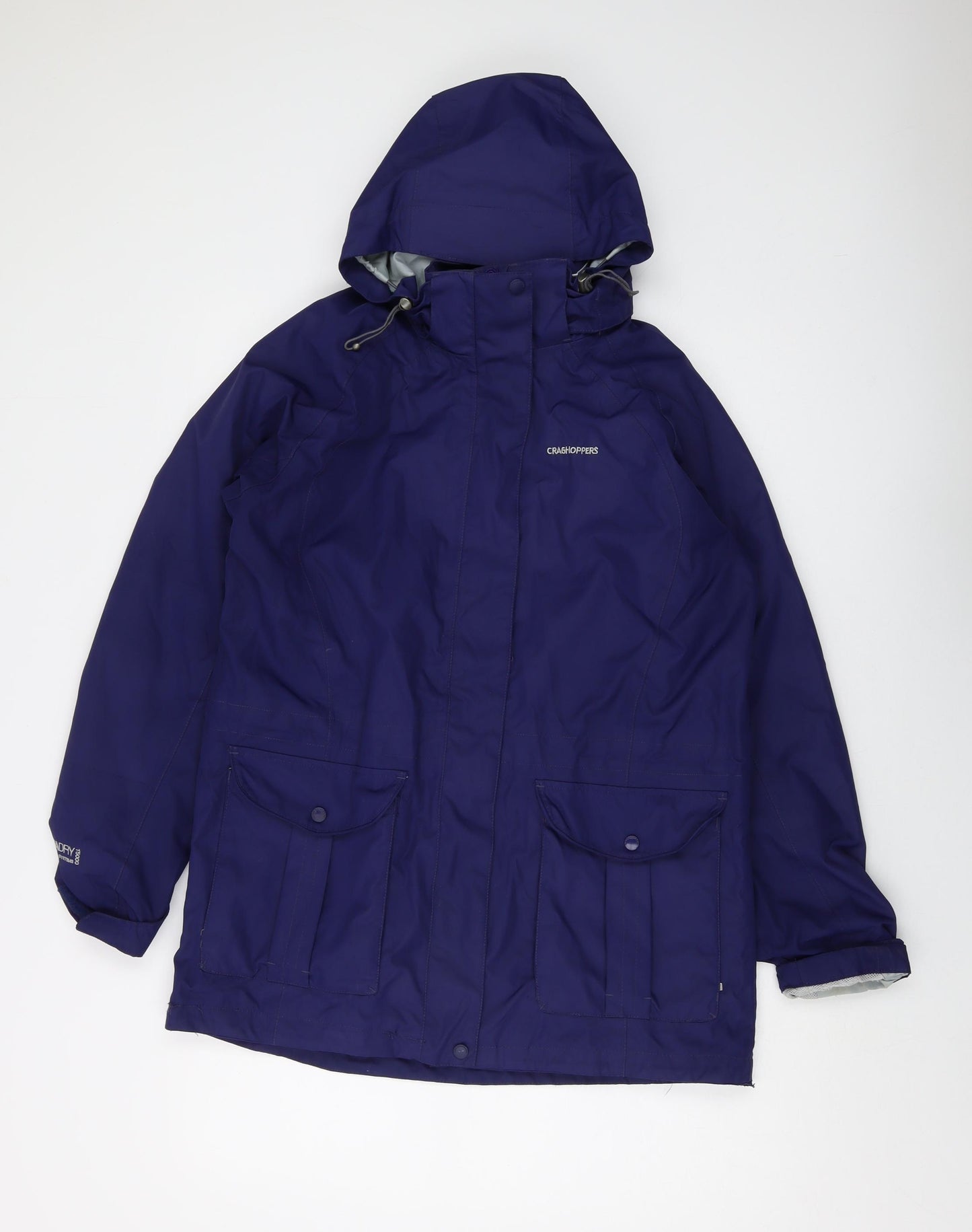 Craghoppers Womens Blue Jacket Size 12 Zip