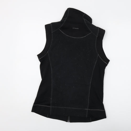 Colum Womens Black Jacket Waistcoat Size M Zip