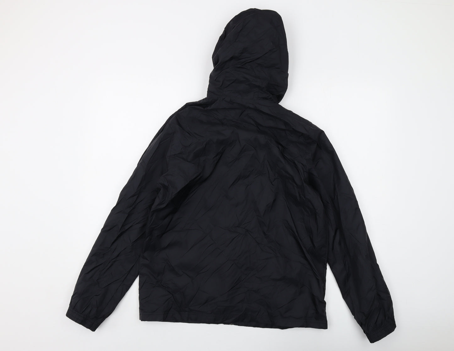 adidas Boys Black Jacket Size 13-14 Years Zip
