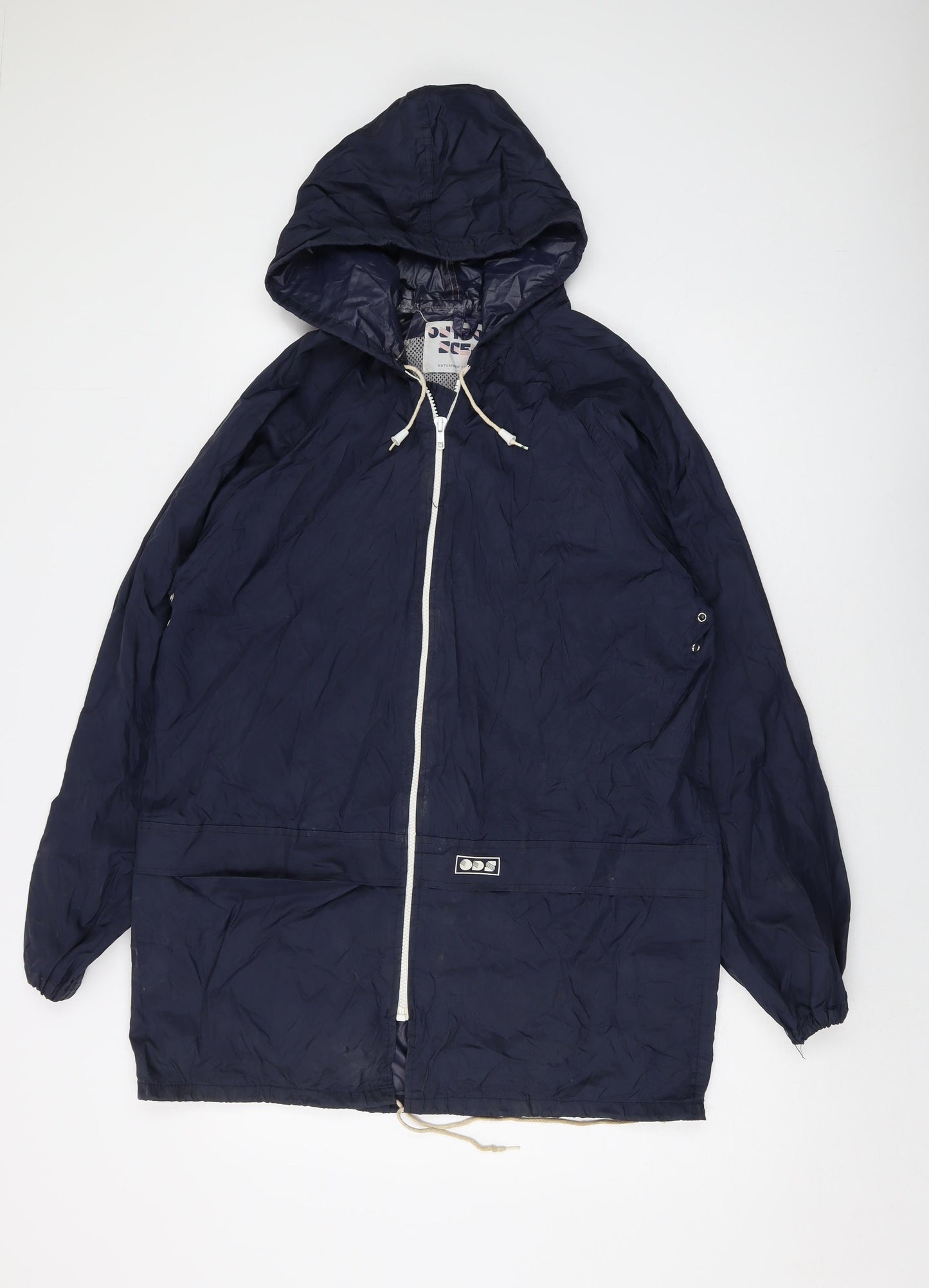 Outdoor Scene Mens Blue Jacket Size M Zip