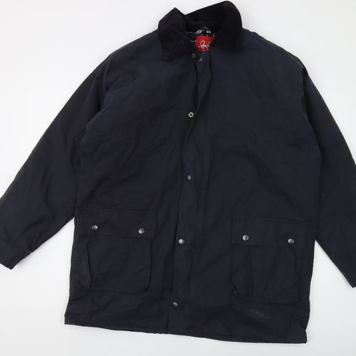 Jack Daw Mens Blue Jacket Size S Zip