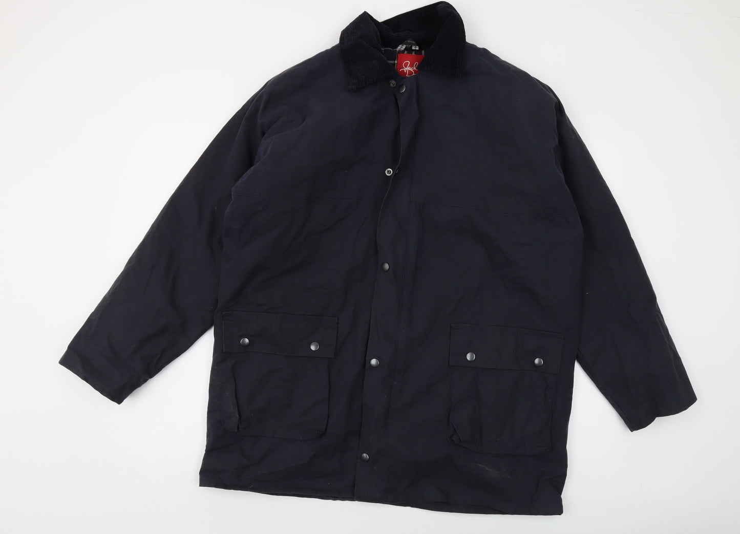 Jack Daw Mens Blue Jacket Size S Zip