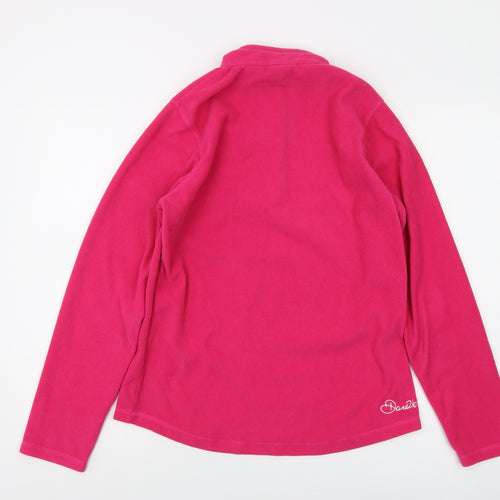 Dare 2B Womens Pink Polyester Pullover Sweatshirt Size 12 Zip
