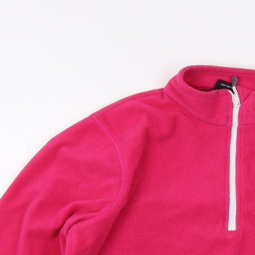 Dare 2B Womens Pink Polyester Pullover Sweatshirt Size 12 Zip