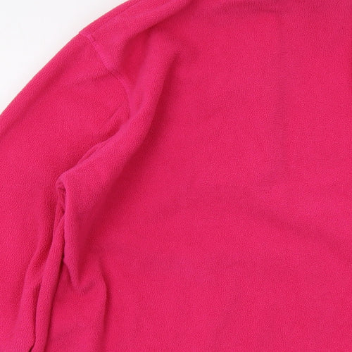 Dare 2B Womens Pink Polyester Pullover Sweatshirt Size 12 Zip