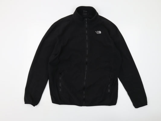 The North Face Mens Black Jacket Size L Zip