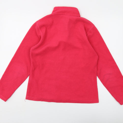 Regatta Womens Pink Polyester Pullover Sweatshirt Size 10 Zip