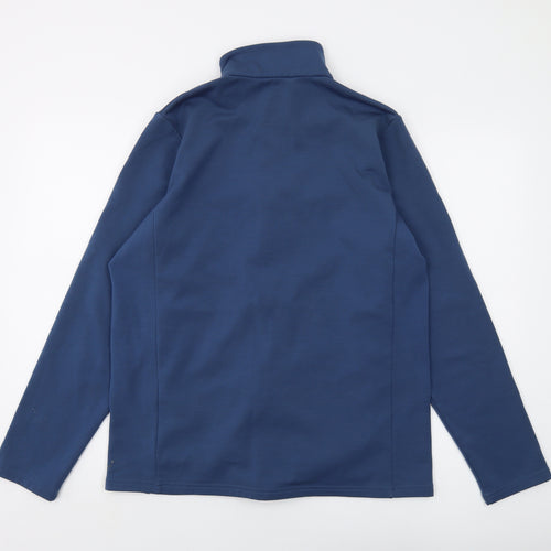 Rohan Mens Blue Polyester Full Zip Sweatshirt Size M