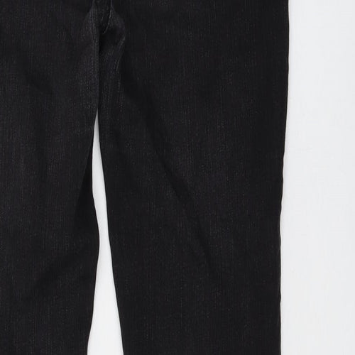 Kensie Womens Black Cotton Skinny Jeans Size 4 L27 in Regular Button