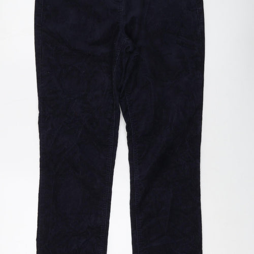 Rohan Womens Blue Polyester Trousers Size 10 L31 in Regular Button