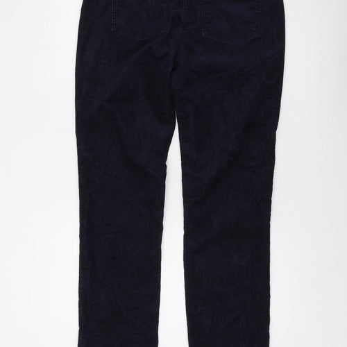 Rohan Womens Blue Polyester Trousers Size 10 L31 in Regular Button