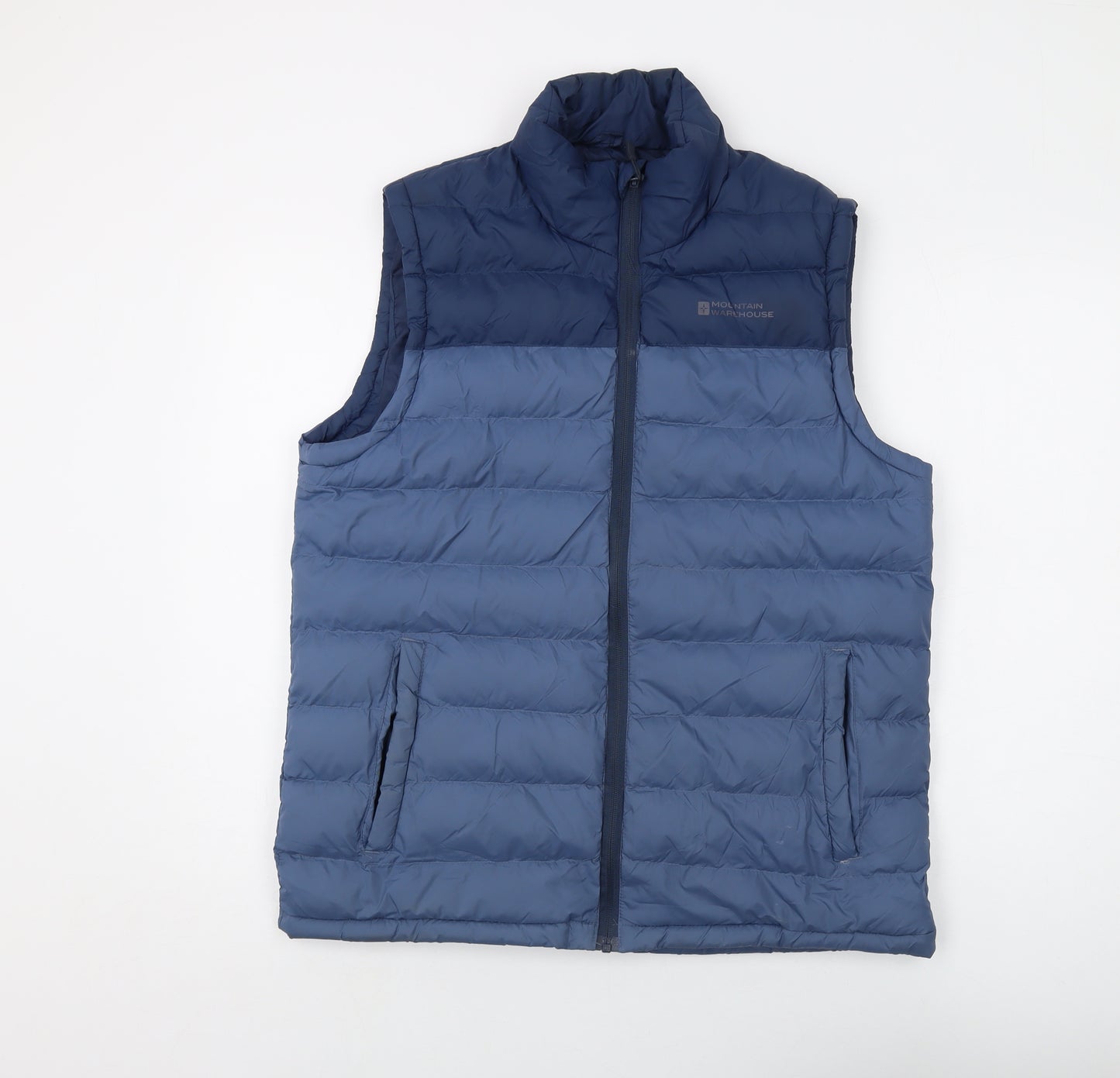 Mountain Warehouse Mens Blue Gilet Waistcoat Size M Zip