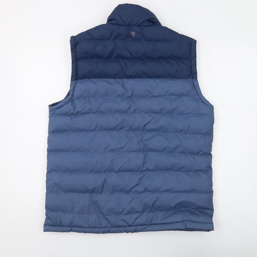 Mountain Warehouse Mens Blue Gilet Waistcoat Size M Zip