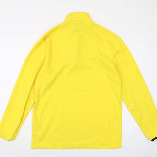 Champion Mens Yellow Polyester Pullover Sweatshirt Size XL