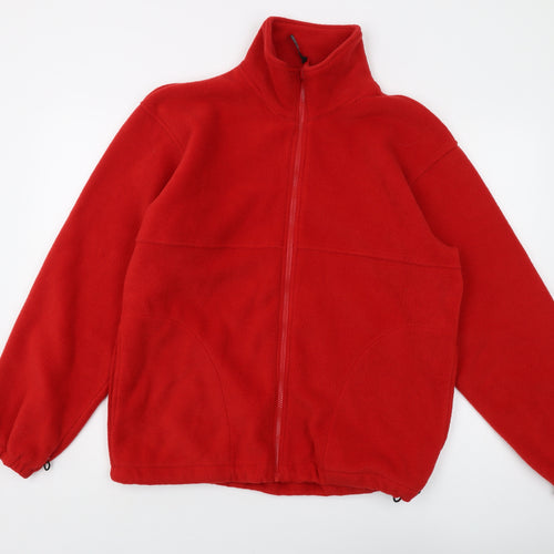 Champion Mens Red Jacket Size M Zip - Vintage