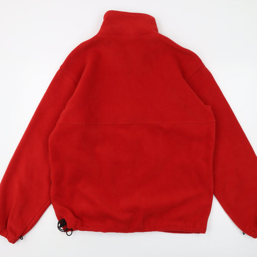 Champion Mens Red Jacket Size M Zip - Vintage