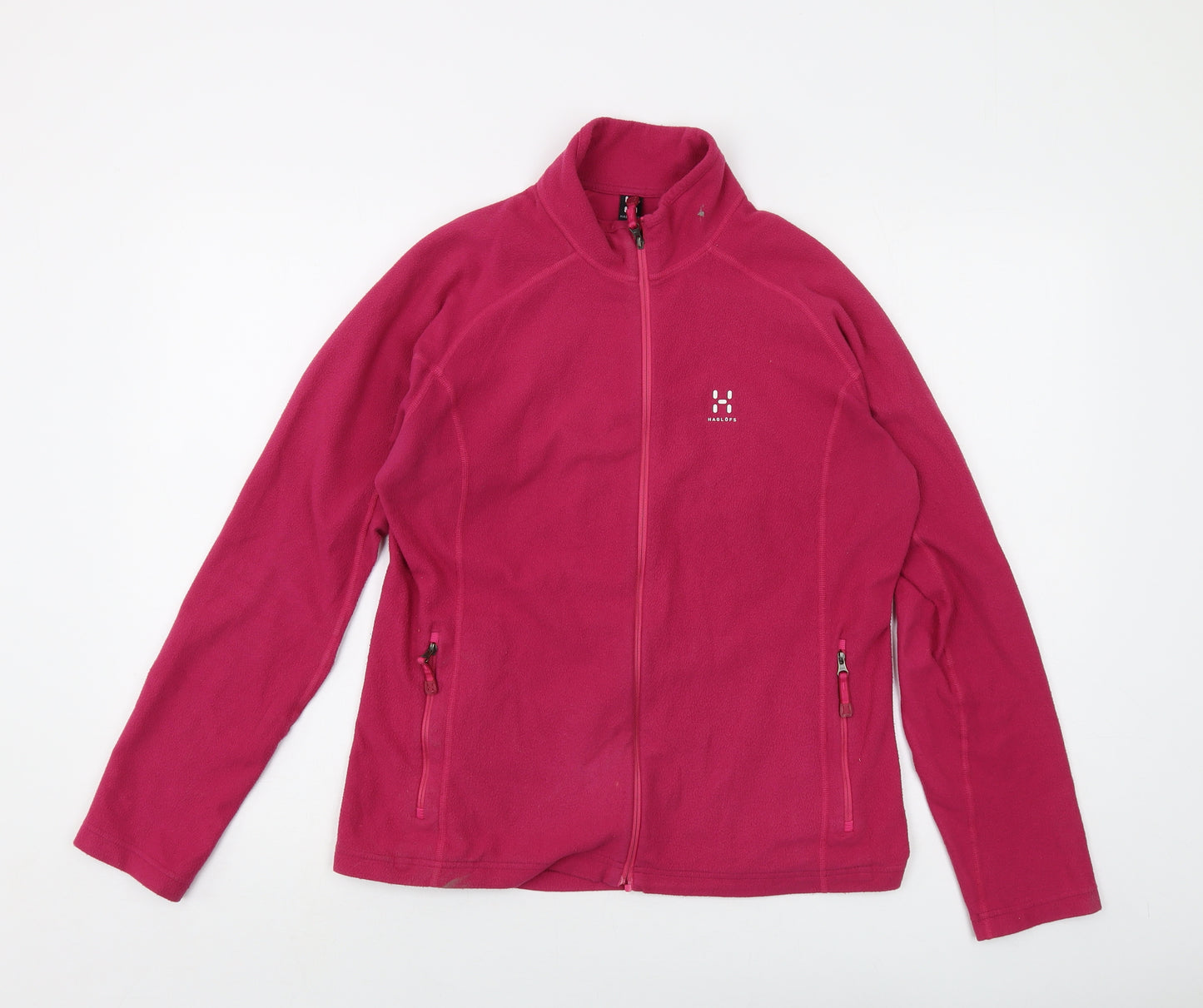 Haglófs Womens Pink Jacket Size M Zip