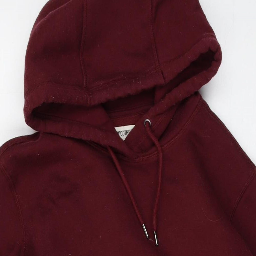 Goodthreads Mens Red Cotton Pullover Hoodie Size XS