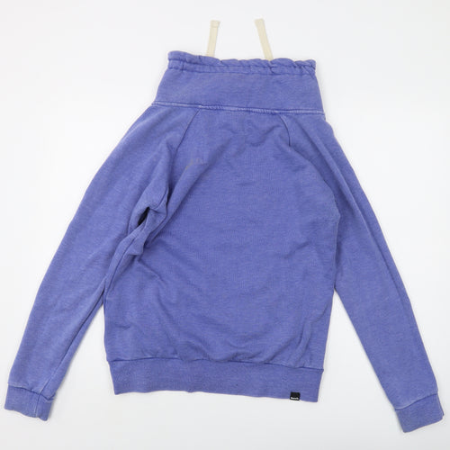 Bench Womens Blue Cotton Pullover Sweatshirt Size M Pullover