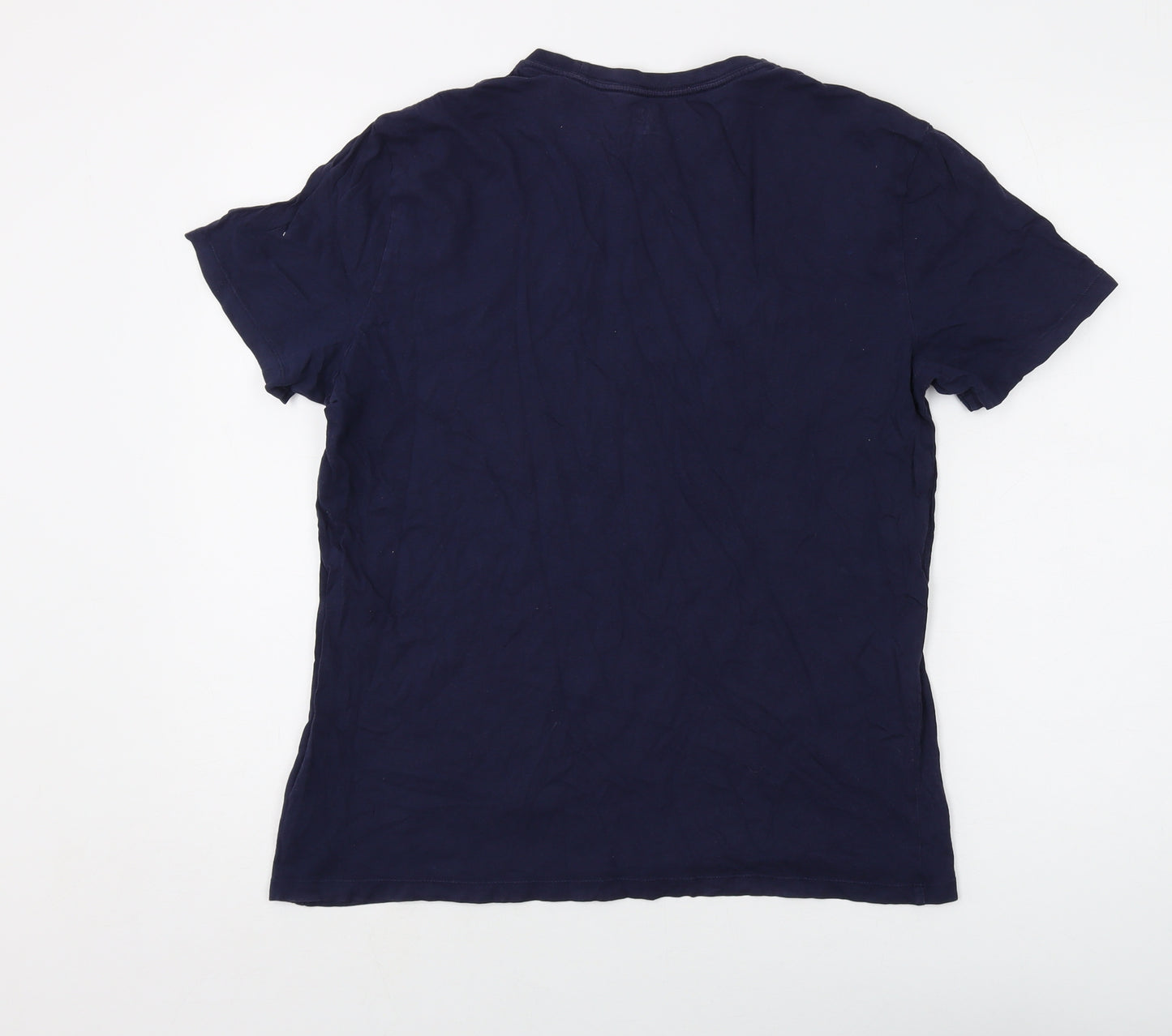 Gap Mens Blue Cotton T-Shirt Size M Crew Neck - California