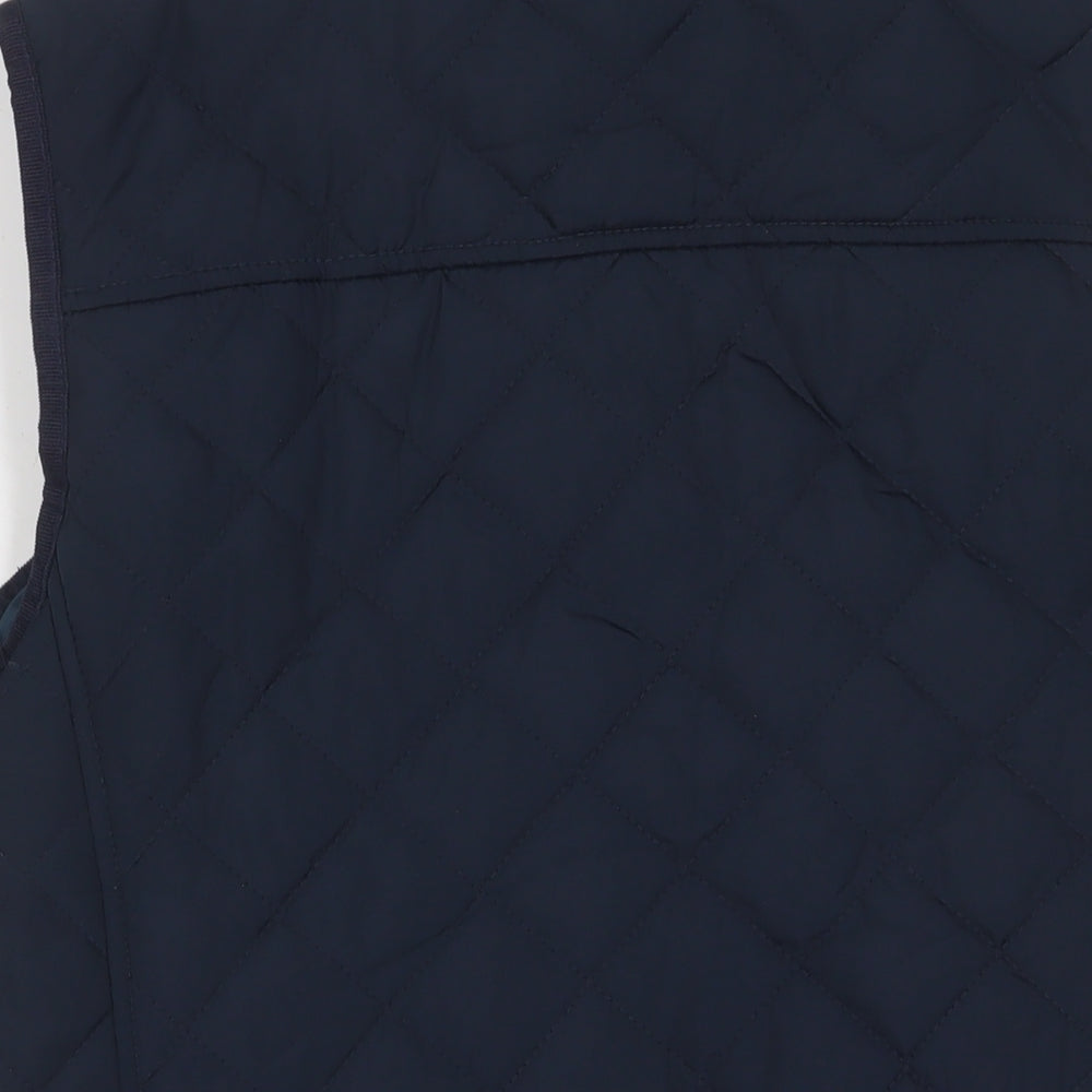 Regatta Mens Blue Gilet Jacket Size M Zip - Logo, Embroidered