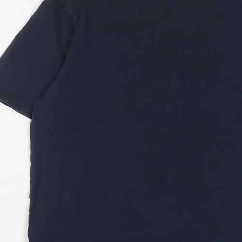 Penguin Mens Blue Cotton T-Shirt Size S Crew Neck