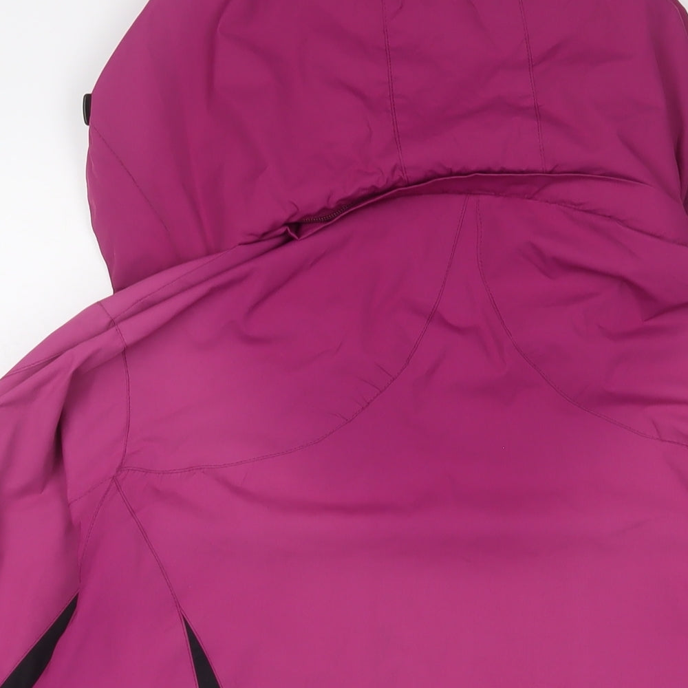 Hawke & Co Womens Pink Jacket Coat Size 14 Zip