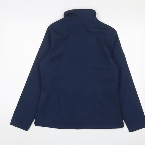 Regatta Womens Blue Jacket Size 14 Zip - Logo