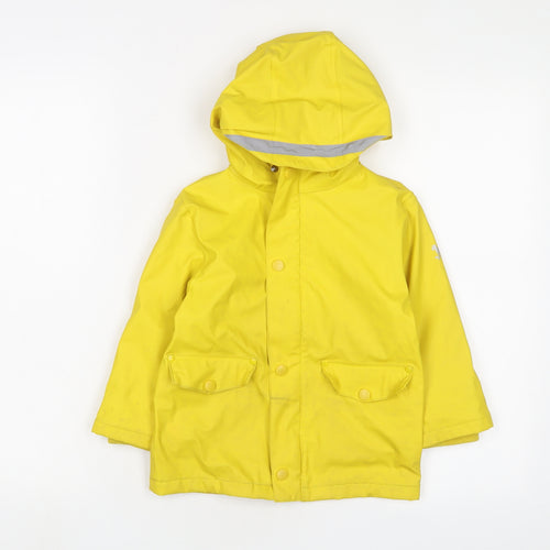 Mini Boden Girls Yellow Jacket Size 2-3 Years Zip