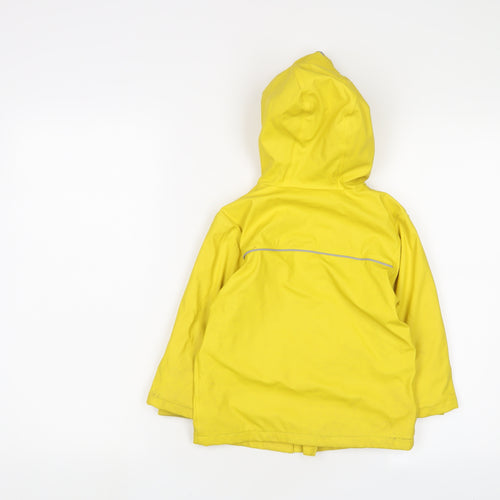 Mini Boden Girls Yellow Jacket Size 2-3 Years Zip