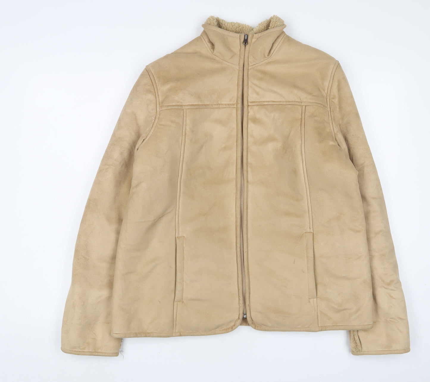 Hawkshead Womens Beige Jacket Size 16 Zip