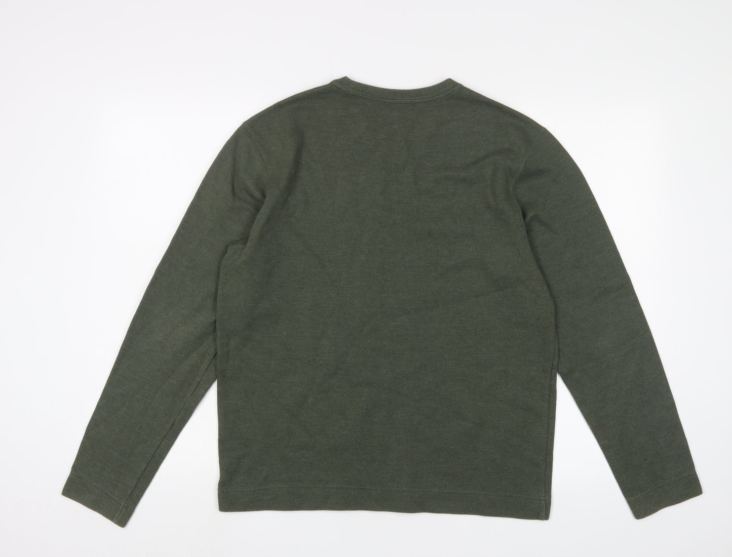 Gap Mens Green Cotton T-Shirt Size M Crew Neck