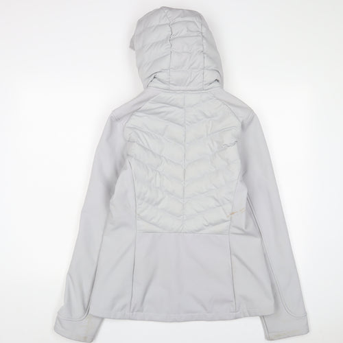 Mountain Warehouse Womens Grey Jacket Size 12 Zip