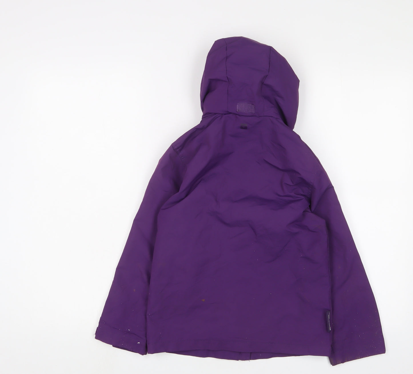 Mountain Warehouse Girls Purple Basic Coat Coat Size 7-8 Years Zip