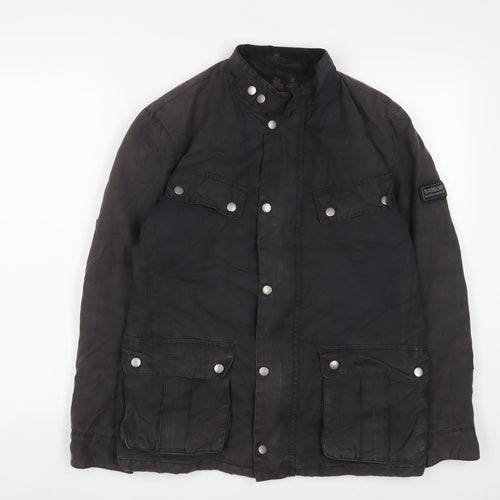 Barbour Mens Black Jacket Size S Zip