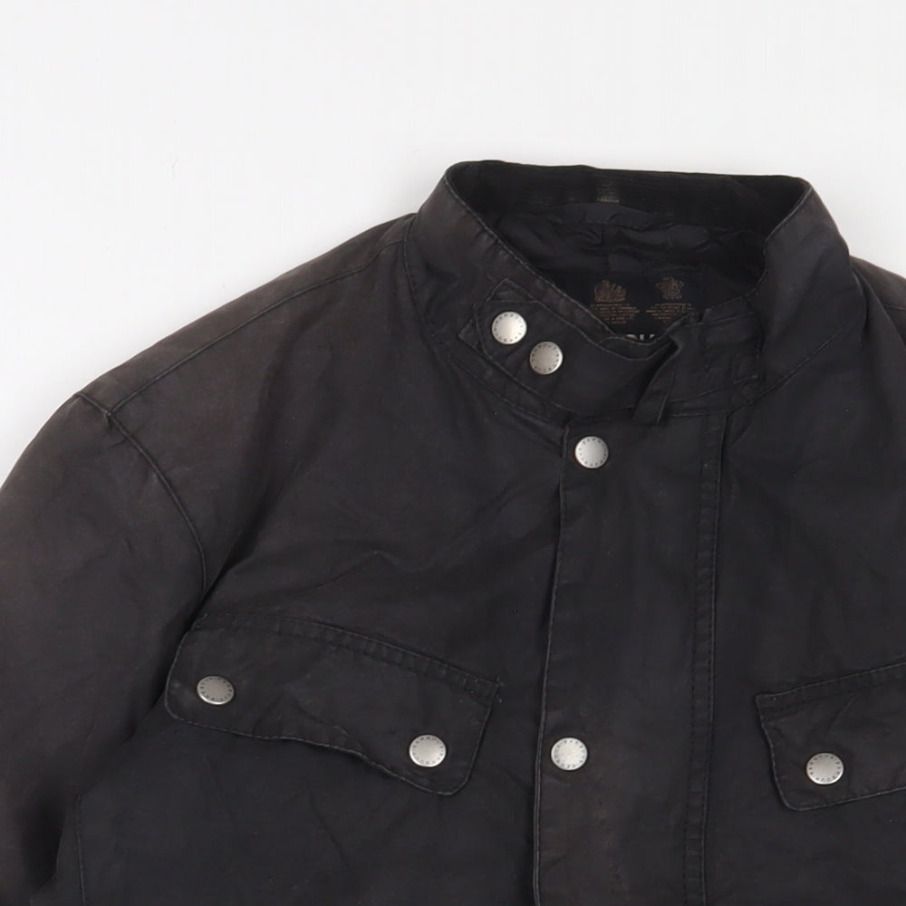 Barbour Mens Black Jacket Size S Zip