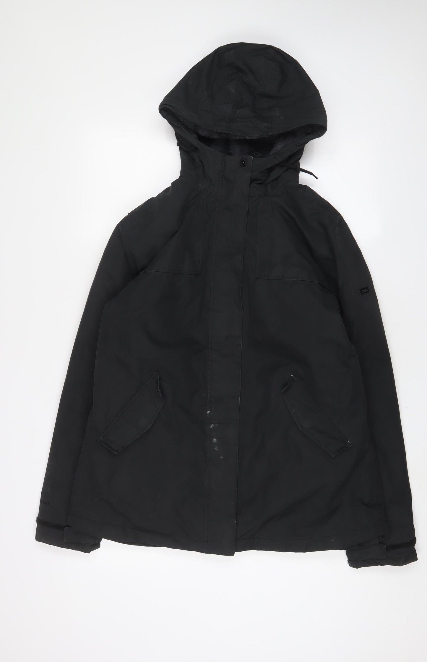 Regatta Womens Black Jacket Coat Size 16 Zip