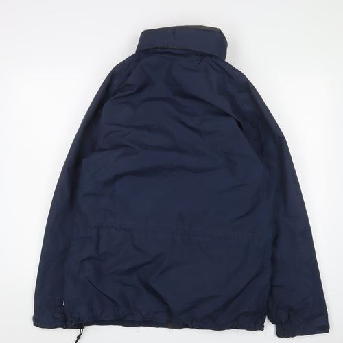 Regatta Mens Blue Jacket Coat Size M Zip - Logo