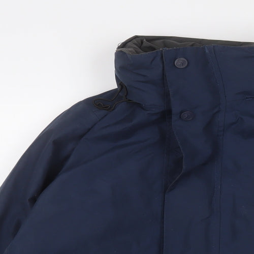 Regatta Mens Blue Jacket Coat Size M Zip - Logo