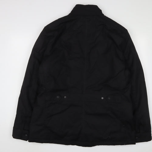 Marks and Spencer Mens Black Jacket Size XL Zip