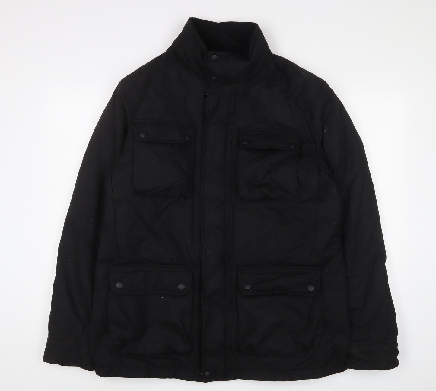 Marks and Spencer Mens Black Jacket Size XL Zip