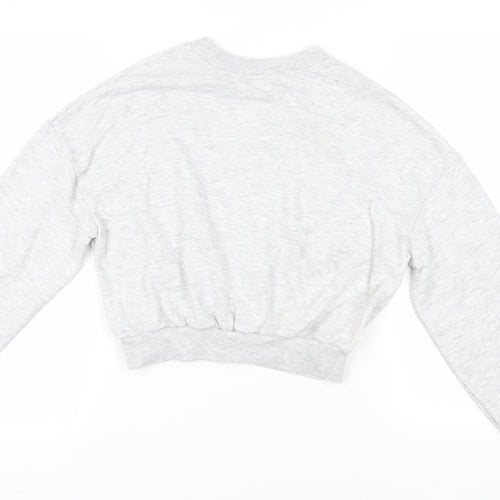 H&M Girls Grey Cotton Pullover Sweatshirt Size 13-14 Years Pullover - Phoenix Arizona
