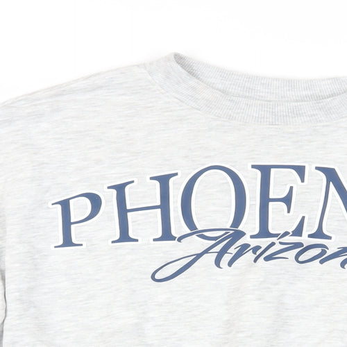 H&M Girls Grey Cotton Pullover Sweatshirt Size 13-14 Years Pullover - Phoenix Arizona