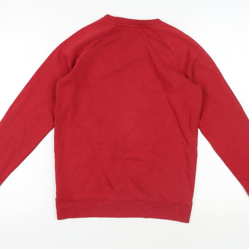 NEXT Girls Red Cotton Pullover Sweatshirt Size 12 Years Pullover